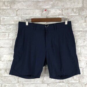 J.Crew Men Nylon 4 Pockets Shorts Size 30W 7L Navy Stretchy